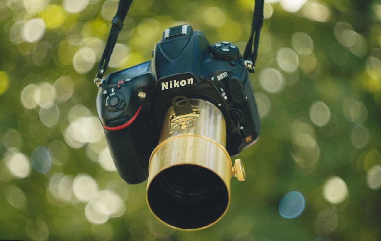 Le Nikon D810 et l'objectif Petzval qu'Anaïs affectionne particulièrement